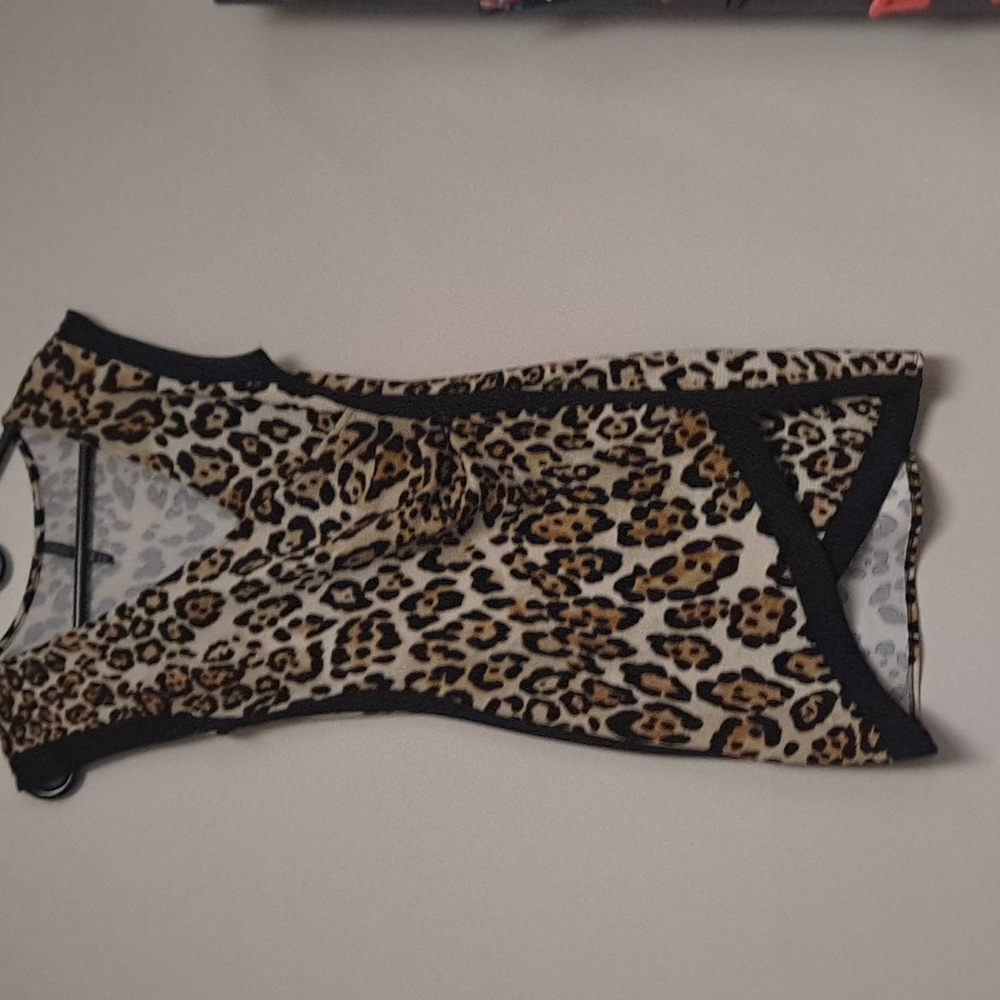 Size L Leopard Print Dress